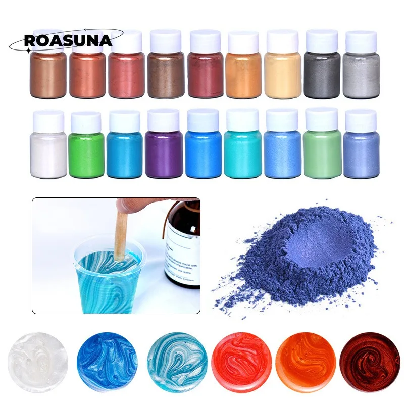Oxide Pigment Soap - 24 Colors Mica Pearl Powder for