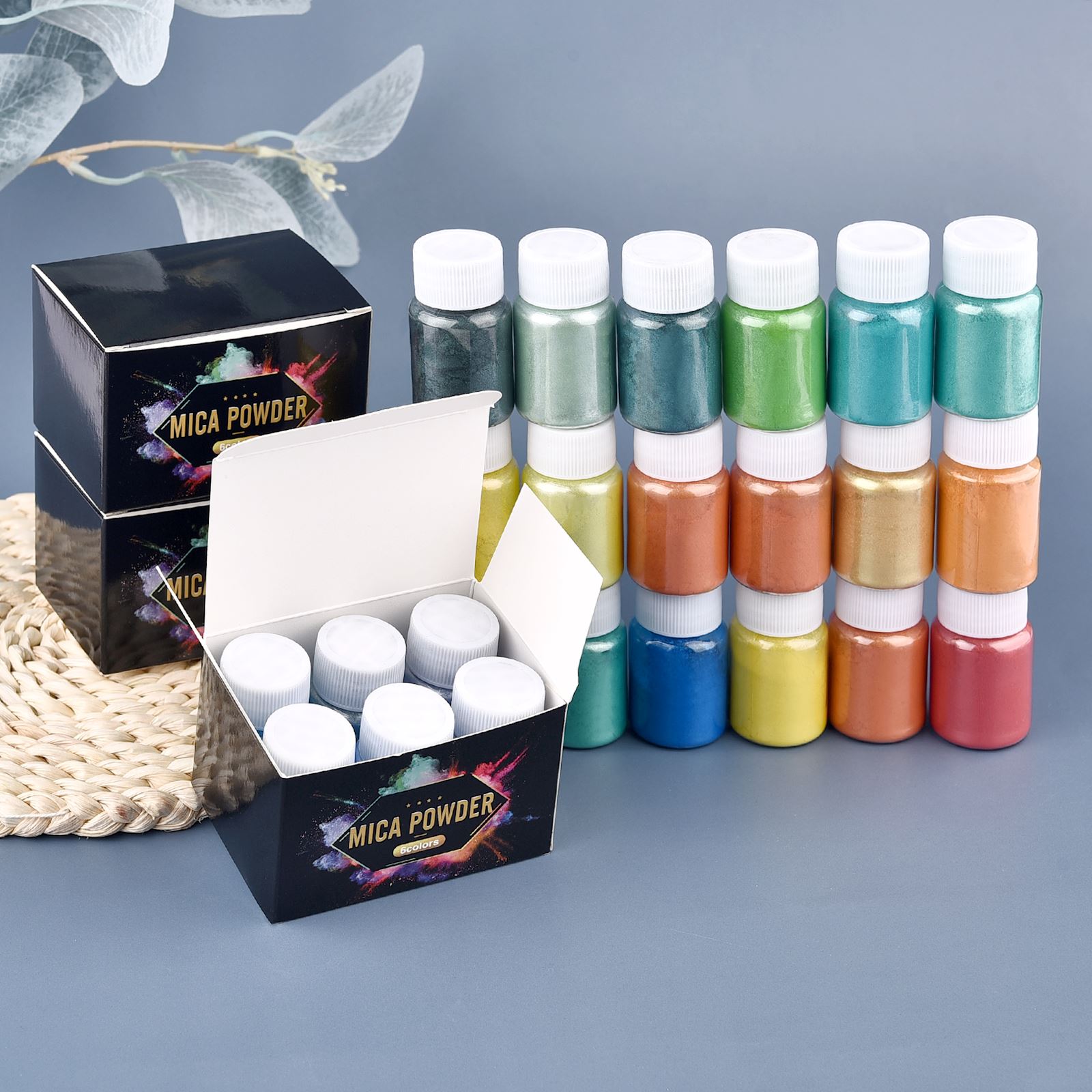 6Color/ Box Epoxy Mica Powder  - Soap Making Kit Amazon ulasan dan harga