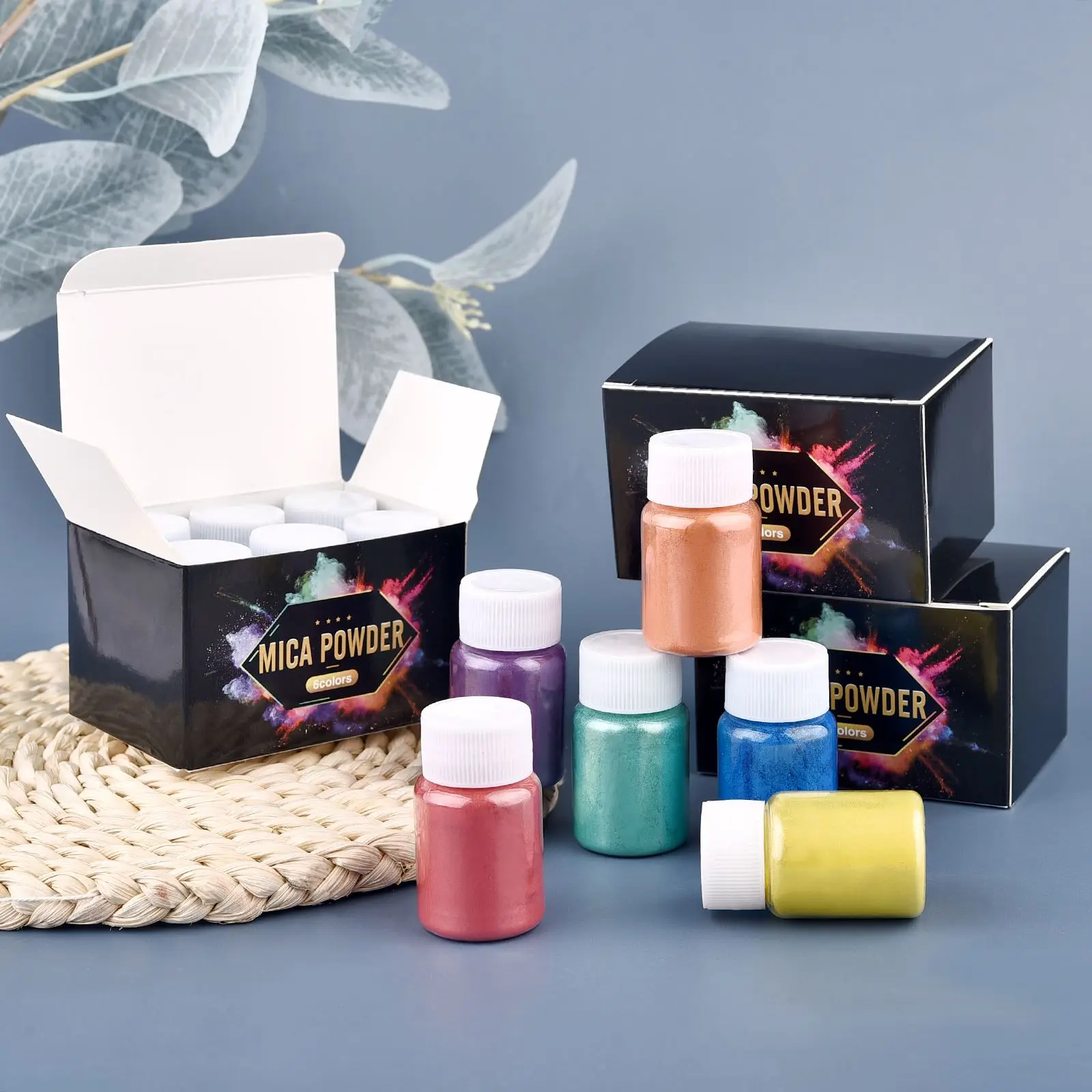 6Color/ Box Epoxy Mica Powder  - Soap Making Kit Amazon ulasan dan harga