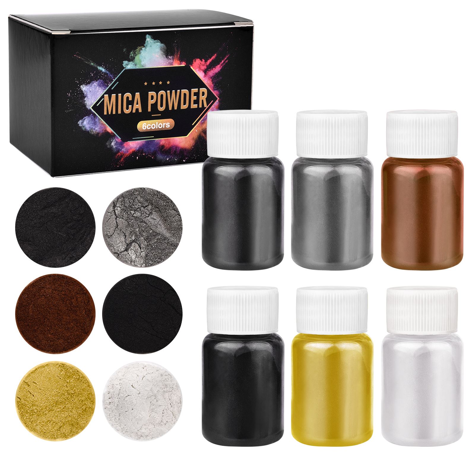6Color/ Box Epoxy Mica Powder  - Soap Making Kit Amazon ulasan dan harga