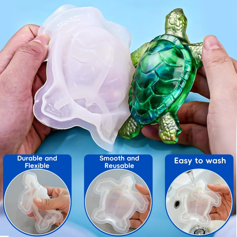 2Animal Resin Mold Set，3DTurtl - Soap Making Kit Amazon ulasan dan harga