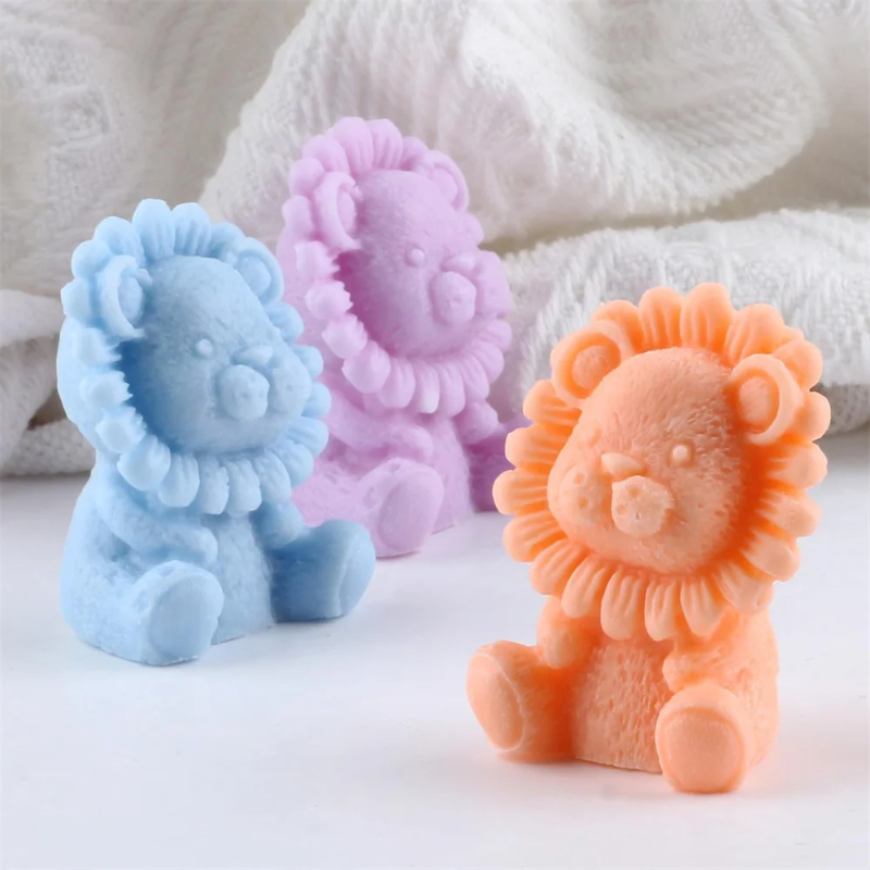1PCS Cute Lionshaped Silicone  - Soap Making Kit Amazon ulasan dan harga