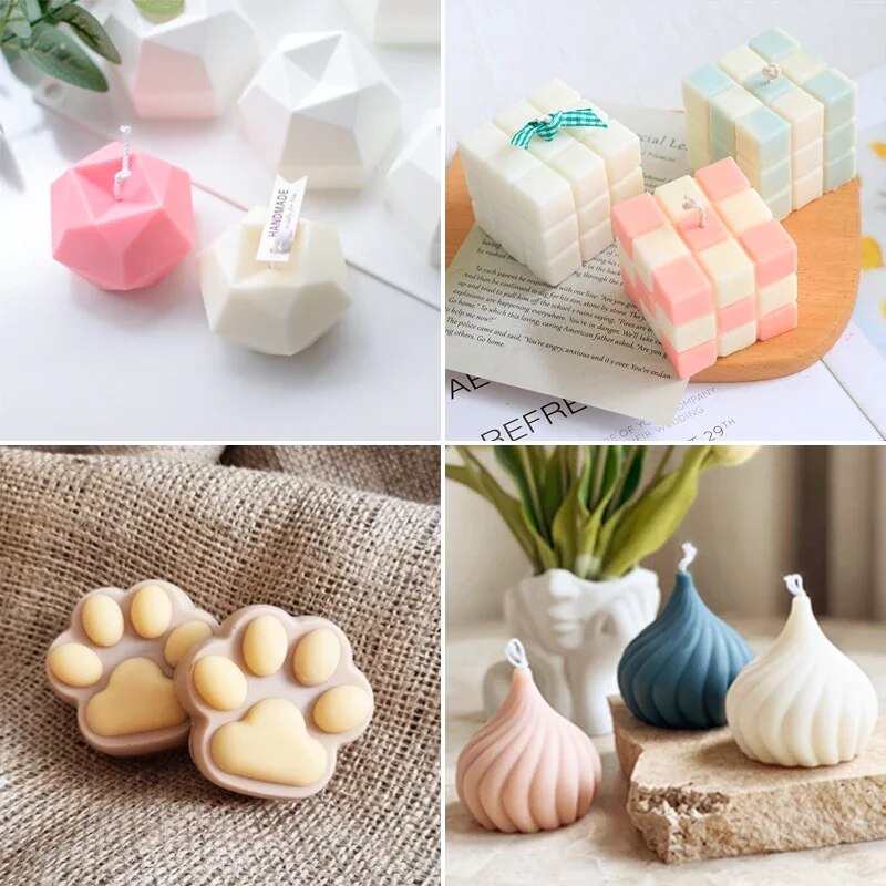 3D Bubble Cube Candle Silicone - Soap Making Kit Amazon ulasan dan harga