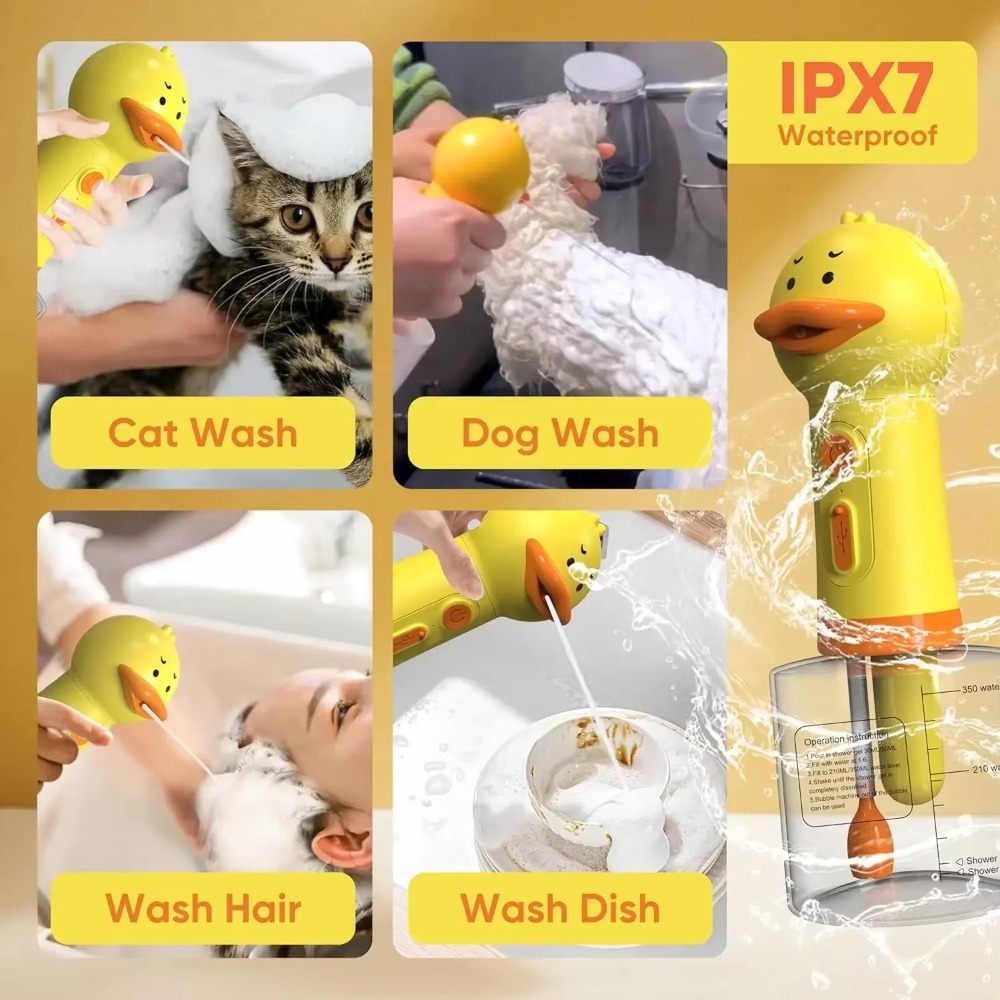 Cute Duck Pet Cleaning Machine - Soap Making Unit ulasan dan harga