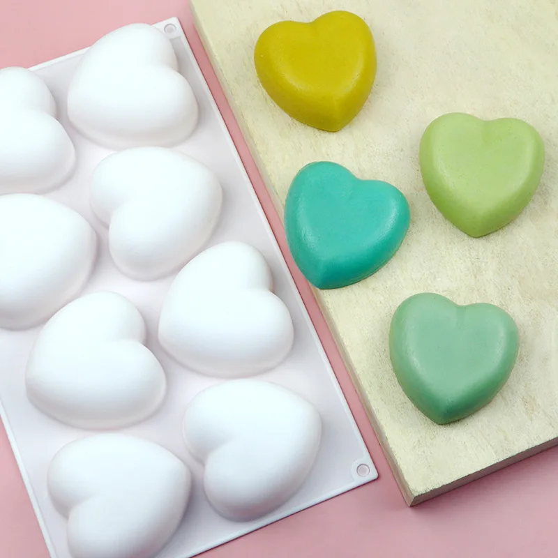 Love Heart Silicone Soap Mold  - Soap Making Unit ulasan dan harga