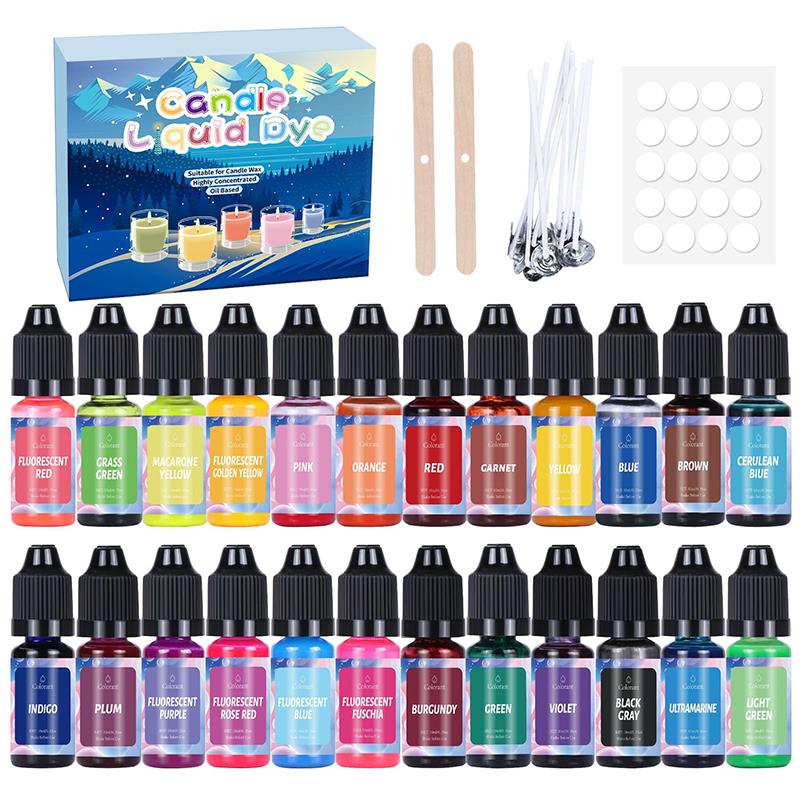 20/24Colors Candle Dyes Pigmen - Soap Making Kit Amazon ulasan dan harga